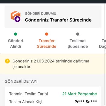 Trendyol Express Kargom Günlerdir Transfer Sürecinde Gözüküyor