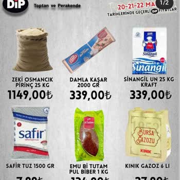 Dip Toptan Dip Markette Kaşar Peyniri, Y. Yağlı Eritme Peyniri Çıktı