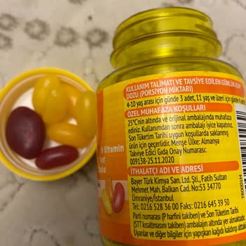 Supradyn® Kids, 9 Vitamin, Hatalı Tabletler