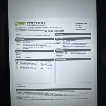 Greenmotion Car Rental Araç Kiralama Car Rental