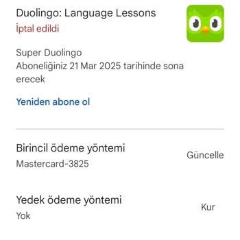 Duolingo İzinsiz Abonelik Ücreti Alma