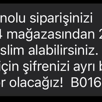 Watsons Mağazadan Teslim Kodu Göndermiyor