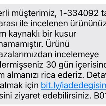 Skechers Kalitesizliğine Rağmen Onaylanmayan Değişim