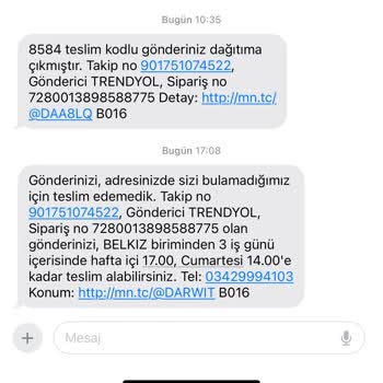 MNG Kargo'nun Eve Gelmediği Halde Gelmiş Gibi Gösterme İşgüzarlığı