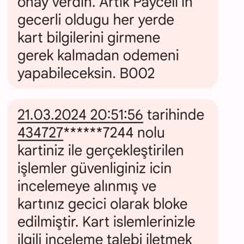 Paycell Hesabımın Beklenmedik Blokesi