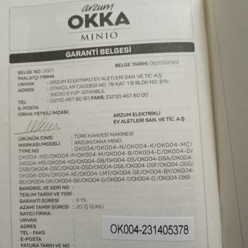 Arzum Okka Kahve Makinesi