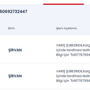 Klasik Bir Aras Kargo Sorumsuzluğu!