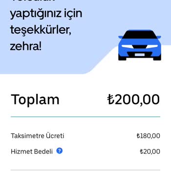 Uber Hem Nakit Hem Kredi Kartımdan Ücret Çekilip Duruyor