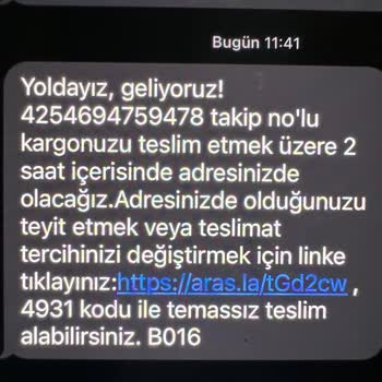 Aras Kargo Kargo Teslimatında Yaşanan Sorunlar Ve İletişim Eksikliği