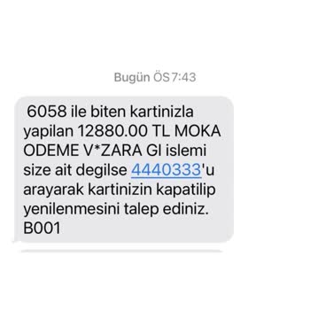 Moka Ödeme Ve Zara Giyim Firması Usulsüz Çekim