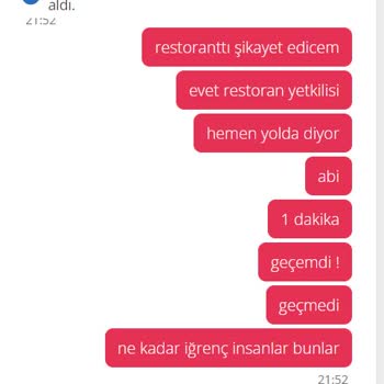 Yemek Sepeti Sipariş İptali