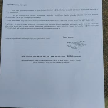 Skechers Kalitesiz Ayakkabı Sorunu Ve Mağduriyetim