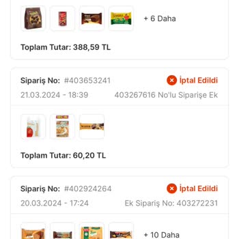 Migros Sanal Market Bilgilendirme Yapmadan Siparişi İptal Ediyor