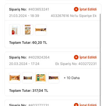 Migros Sanal Market Bilgilendirme Yapmadan Siparişi İptal Ediyor