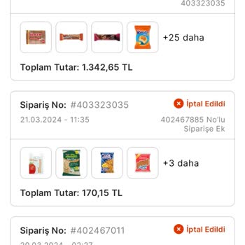 Migros'un Habersiz Sipariş İptal Etmesi