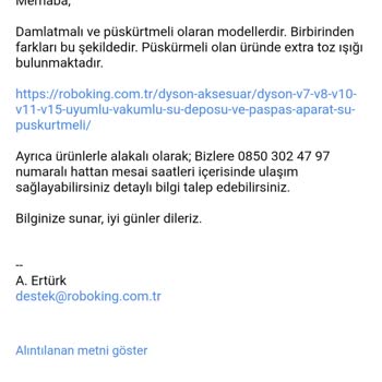 Hubsan Roboking İnternetten Aldığım Ürünün Parasının İade Edilmemesi