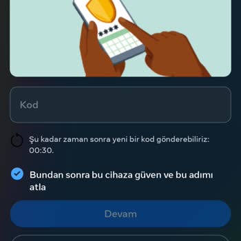 Instagram Güvenlik Kodunun Hesabımdan Kaldırılmasını İstiyorum