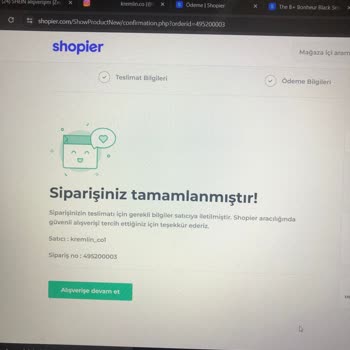 Shopier Üyelik Olmadan Sipariş İptal Sorunu