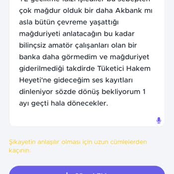 Akbank Müşteri İletişimi Yanlış Yönlendirme