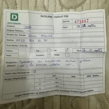 Deichmann Ayakkabıda Çatlaklar Ve Açılma