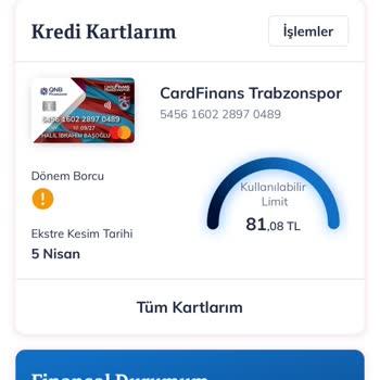 QNB Finansbank Kredi Kartı Eski Limit
