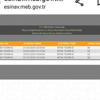 Milli Eğitim Bakanlığı (MEB) Ehliyet Sınavı Sorunu