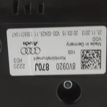 Audi A3 Gösterge Acil
