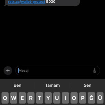 Binance Adına Gelen Mesaj