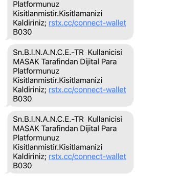 Binance Sürekli Yanıltıcı Hesap Engelleme Mesajlarından Rahatsızım