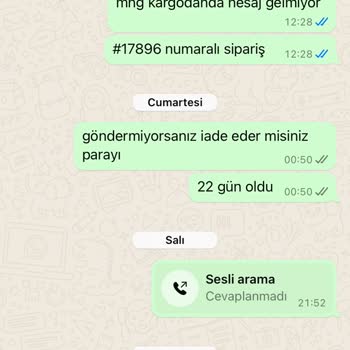 Ultras Mask 27 Gündür Kargom Gelmiyor İade İstiyorum