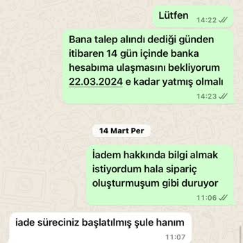 Qafiye Prive İade Talebi / Müşteri Hizmetleri İlgisizliği