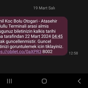 Kamil Koç Habersiz Sefer İPTALİ/DEĞİŞİKLİĞİ