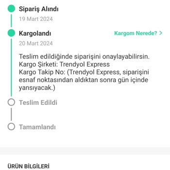 Trendyol Express Kargo Beklentimi Karşılamadı