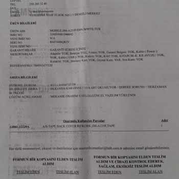 Samsung Telefon İmalat Hatası Mi? İlgilenilmiyor!