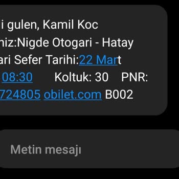 Kamil Koç Otobüs Seferinin Rötarı