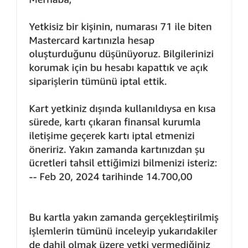 Amazon Paramı Geri Vermiyor!