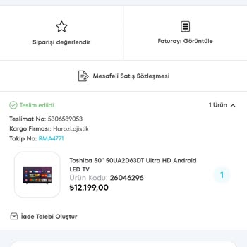 A101 Hayal Kırıklığına Uğratan Toshiba Smart TV Deneyimi