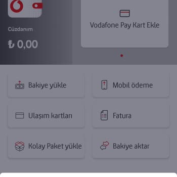 Vodafone Pay Kart Bloke Edildi