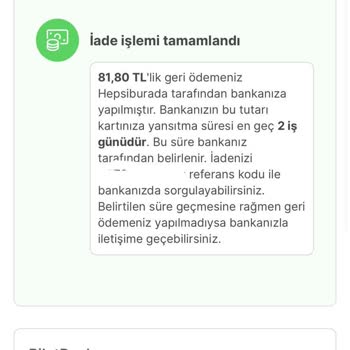Hepsiburada Seyahat İptal Edilen Bilet İçin İade Yapmıyor