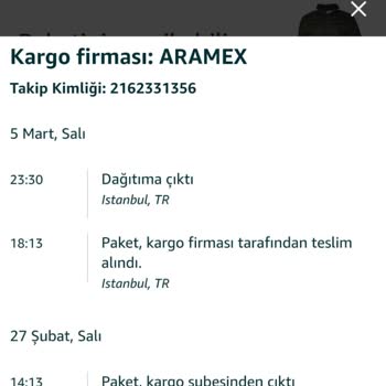 Amazon Kargonun Müşteriye Teslimat Yapmaması