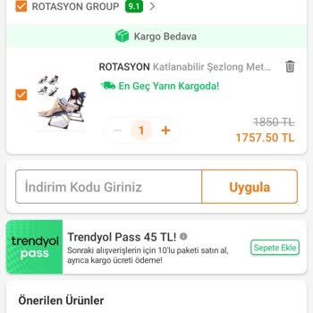 Trendyol Ürün Fiyat Değişikliği