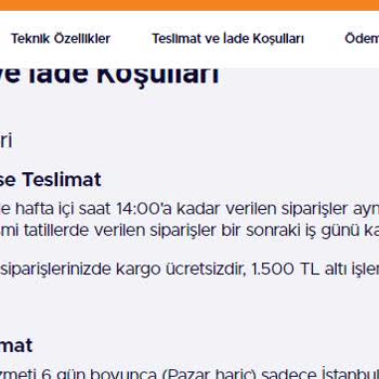 Ürünü Kargoya Vermeyen Teknosa