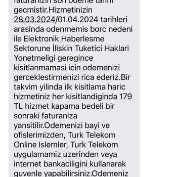 Türk Telekom Kabarık Fatura Ve İlgisiz Temsilcileri...