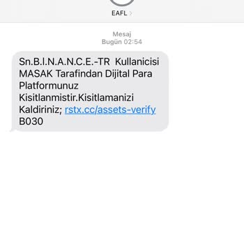 Eafl (SMS) Benim Dijital Hesabım Yoktur