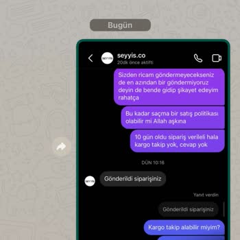 Seyyis Store Seyyis Firması Olmayan Üründen Sipariş Alıyor Ve Para İadesi De Yok