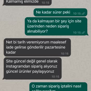 Seyyis Store Seyyis Firması Olmayan Üründen Sipariş Alıyor Ve Para İadesi De Yok