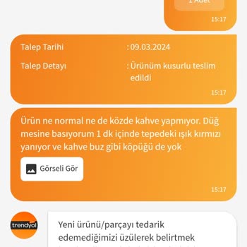 Trendyol Bozuk Ürün İade Reddi