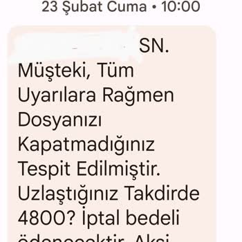 ERESTA (SMS) Haksız Tazminat Tehdidiyle Karşı Karşıya Kaldım!