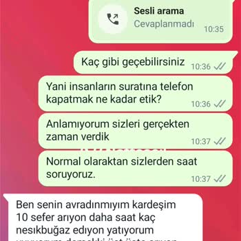 Murat Oto Yedek Parça Hizmetin Parasını Ödemiyor