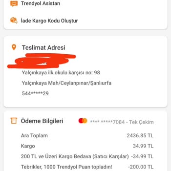 Yurtiçi Kargo Viranşehir Şubesi Kargoyu Dağıtıma Çıkartmıyor